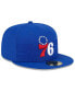 Men's Royal Philadelphia 76ers 2023 NBA Draft 59FIFTY Fitted Hat