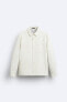 Фото #7 товара Стеганая куртка-рубашка из рельефной ткани ZARA