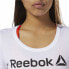 Women’s Short Sleeve T-Shirt Reebok Scoop Neck White