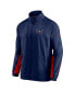 Men's Navy Washington Capitals Authentic Pro Locker Room Rinkside Full-Zip Jacket