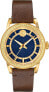 Фото #1 товара Versace Schweizer Uhr Herren Armbanduhr CODE Lederarmband braun gold 42 mm VEPO00220