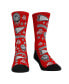 Men's and Women's Socks Ohio State Buckeyes Smiley Stickers Crew Socks