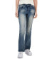 Фото #1 товара Juniors' Mid-Rise Embellished-Pocket Jeans