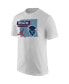 Men's White Howard Bison Jumpman Core T-shirt