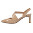 Easy Spirit Recruit Pointed Toe Slingback Pumps Womens Beige Dress Casual E-RECR