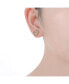 ფოტო #2 პროდუქტის Chic 14K Gold Plated Cubic Zirconia Stud Earrings