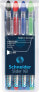 Фото #1 товара Ручка комплект Schneider Slider Basic SCHNEIDER, XB, 4 шт., микс основных цветов