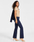 Фото #2 товара Women's High-Rise Pull-On Flare-Leg Jeans