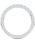 ფოტო #4 პროდუქტის Diamond French Pavé Wedding Band (1 ct. t.w.) in 14k White Gold