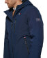 Фото #5 товара Men's Sherpa-Lined Softshell Hooded Jacket