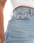 Фото #10 товара ASOS DESIGN Petite mid rise flare jeans in light blue