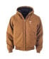 Men's Brown Texas Rangers Dakota Work Full-Zip Hoodie Jacket