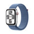 Фото #1 товара Часы Apple Watch SE, Silber 44mm Winterblau GPS