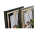 Фото #3 товара Фото рамка Home ESPRIT Чёрный Зеленый Натуральный Алюминий Стеклянный Деревянный MDF Scandi 19 x 2 x 24 cm (2 штук)