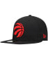 Фото #1 товара Men's Black Toronto Raptors Logo Official Team Color 59FIFTY Fitted Hat