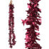 Christmas garland Tinsel Stars Fuchsia 9 x 9 x 200 cm (36 Units)