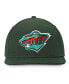 Фото #4 товара Men's Green Minnesota Wild Core Primary Logo Fitted Hat