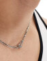 Lost Souls link detail necklace in stainless steel