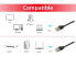 Фото #5 товара Equip Cat.6A F/FTP Slim Patch Cable - 0.25m - Black - 0.25 m - Cat6a - F/FTP (FFTP) - RJ-45 - RJ-45