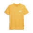 Фото #1 товара Puma Sun Ray Circle Crew Neck Short Sleeve T-Shirt Mens Yellow Casual Tops 67879