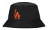 Фото #3 товара Головной убор MLB Fisherman Hat 32CPH4011 в оранжевом цвете.