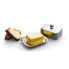 MASTERCLASS Double Walled Stainless Steel Covered Butter Dish