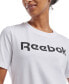 ფოტო #3 პროდუქტის Women's Logo-Print Crewneck T-Shirt