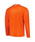 Men's Orange Virginia Tech Hokies PFG Terminal Tackle Omni-Shade Raglan Long Sleeve T-shirt