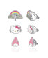 ფოტო #1 პროდუქტის Sanrio and Friends Clip On Earrings 3-Pack - Rainbow, My Melody and Hello Kitty Earrings”…