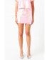 ფოტო #1 პროდუქტის Women's Fisheye Sequins Mini Skirt