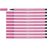 Фото #1 товара Ручка фломастер STABILO Pen 68 Розовая (10 штук)