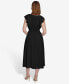 Фото #5 товара Women's Empire-Waist Flutter-Sleeve Midi Dress