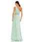 ფოტო #2 პროდუქტის Women's Embellished One Shoulder Asymmetrical Gown