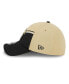 Фото #2 товара Men's Vegas Gold, Black New Orleans Saints 2023 Sideline 39THIRTY Flex Hat