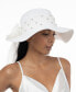 Фото #1 товара Women's Rhinestone Bow Panama Hat