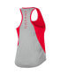 Women's Scarlet Ohio State Buckeyes Sachs 2-Hit Scoop Neck Racerback Tank Top