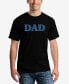 ფოტო #1 პროდუქტის Dad Men's Word Art Short Sleeve T-shirt