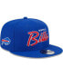 Фото #1 товара Men's Royal Buffalo Bills Main Script 9FIFTY Snapback Hat