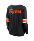 Women's Black Philadelphia Flyers Effervescent Exclusive Lace-Up Long Sleeve T-shirt