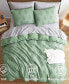 Bedding Tufted Embroidery Double Brushed 3 Piece Duvet Cover Set, Twin