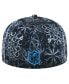 Фото #4 товара Men's Black Detroit Lions Shibori 59fifty Fitted Hat