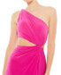 Фото #2 товара Women's Ieena One Shoulder Ruched Cut Out Jersey Gown