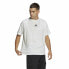 Men’s Short Sleeve T-Shirt Adidas Essentials Brandlove White