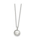 ფოტო #1 პროდუქტის Floating Crystal Heart Pendant Cable Chain Necklace