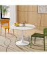 Фото #1 товара Modern 42" Round Dining Table with Metal Base