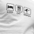 ფოტო #3 პროდუქტის KRUSKIS Sleep Eat And Smash short sleeve T-shirt