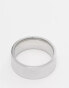 Lost Souls textured band ring in stainless steel Серебристый, S/M - фото #4