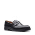 Фото #3 товара Clarks Un Tailor View 26146129 Mens Black Loafers & Slip Ons Penny Shoes