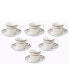 Фото #1 товара Floral Espresso Set, 12 Piece