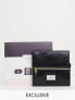 Фото #1 товара Сумка Flat Lay Company модель "Эксклюзивная макияжная коробка с откидным клапаном" - шелковисто черная